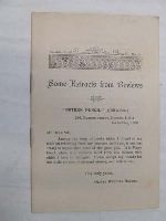 Oliver Wendell Holmes Et Al - Some Extracts from Reviews -  - KON0823156