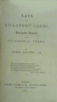 Thomas Gallwey - Lays of Killarney Lakes, Descriptive Sonnets and Occasional Poems -  - KON0826840