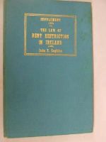 John R Coghlan - Supplement to the Law of rent restriction in Ireland, second edition -  - KRF0028997