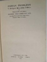 Henry (1853-1947) Whitehead - Indian Problems in Religion, Education, Politics -  - KST0006476