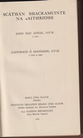 Cainneach Ó Maonaigh Ofm A Chuir In Eagar Aodh Mac Aingil Ofm A Chum - Scáthán Shacramuinte na hAithridhe -  - KTK0100894