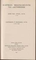 Cainneach Ó Maonaigh A Chuir In Eagar Aodh Mac Aingil Ofm do Chum - Scáthán Shacramuinte na hAithridhe -  - KTK0995786